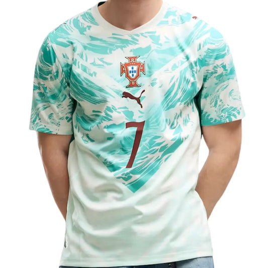 PORTUGAL AWAY FIFA CUP PLAYER VERSION JERSEY(TPU LOGO)