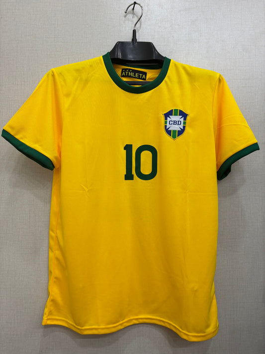 BRAZIL HOME PELE 10 FIFA WORLD CUP ORIGINAL SHIRT