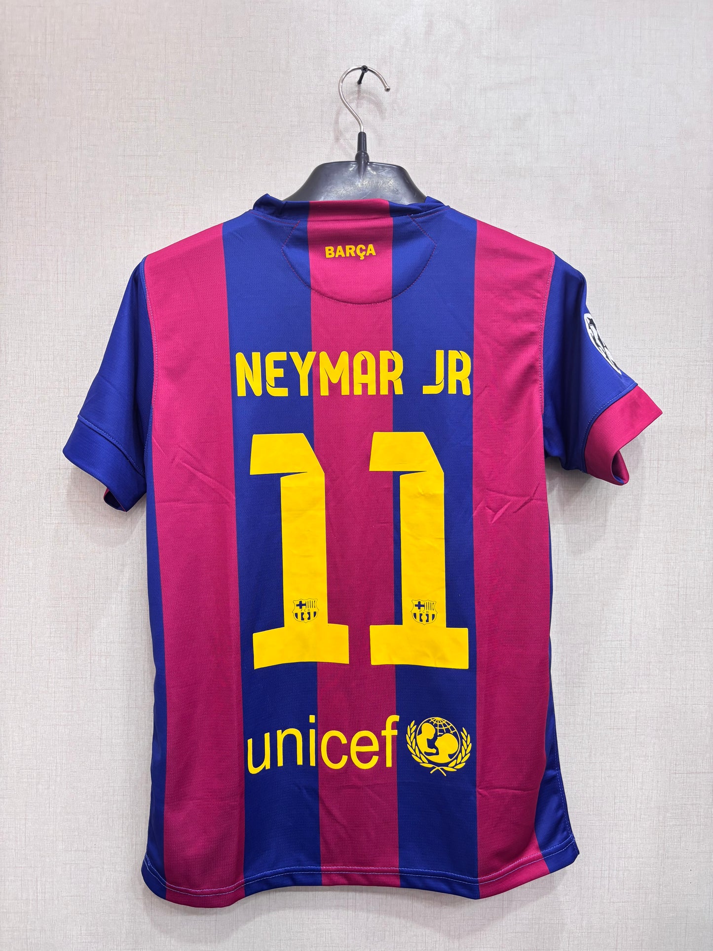 BARCA 2015 FINAL  HALF SLEEVE SHIRT EMBROIDED LOGO