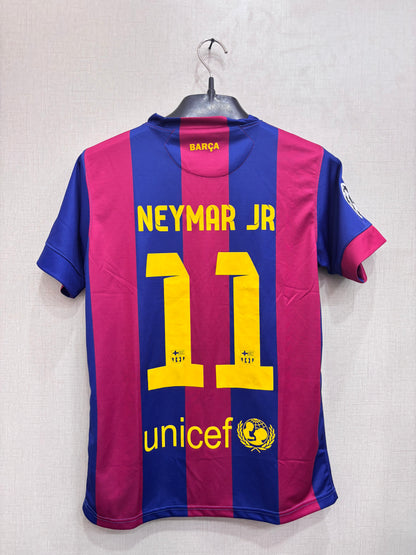 BARCA 2015 FINAL  HALF SLEEVE SHIRT EMBROIDED LOGO