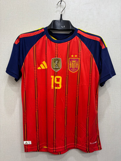 SPAIN HOME FIFA WORLD CUP WINNER JERSEY (3D LOGO)