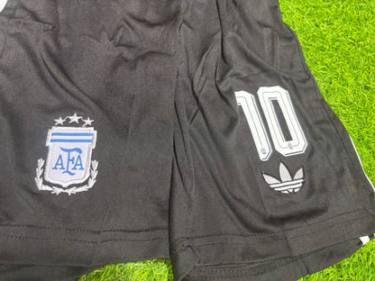 MESSI 10 ARGENTINA AWAY FIFA CUP  KIDS KIT (EMBROIDED LOGO)