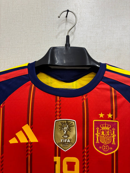 SPAIN HOME FIFA WORLD CUP WINNER JERSEY (3D LOGO)