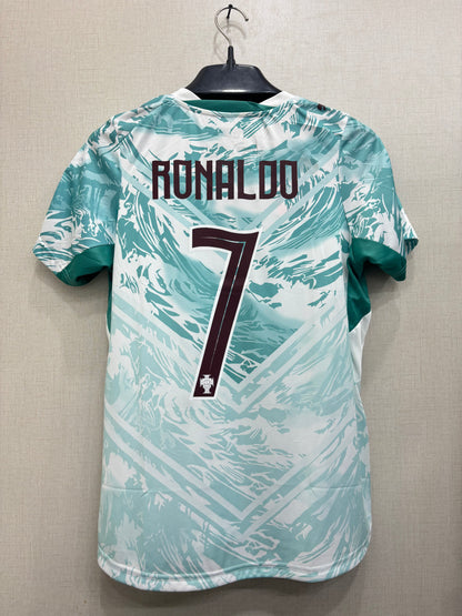 PORTUGAL AWAY FIFA CUP PLAYER VERSION JERSEY(TPU LOGO)