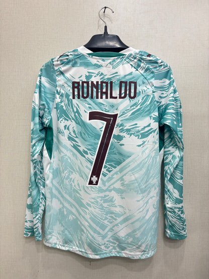 PORTUGAL AWAY FIFA CUP JERSEY (EMBROIDED LOGO)