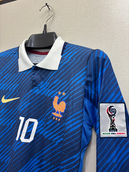 MBAPPE 10 FRANCE HOME FIFA CUP PLAYER VERSION  JERSEY 2026