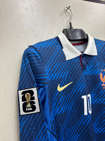 MBAPPE 10 FRANCE HOME FIFA CUP PLAYER VERSION  JERSEY 2026