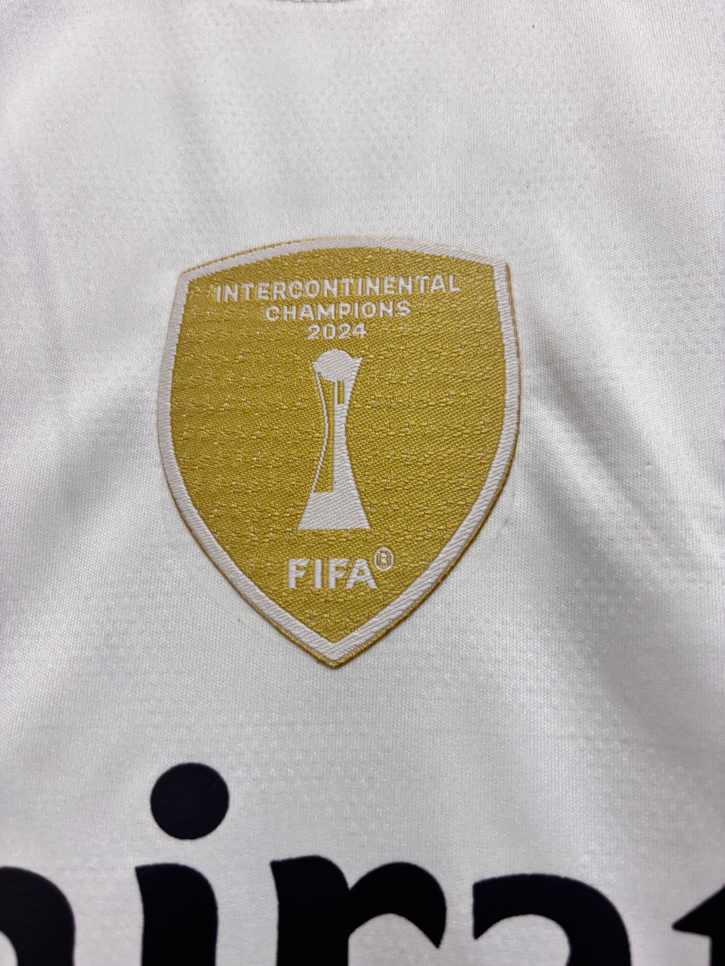 Real Madrid Home half sleeve  Shirt 25/26(EMBROIDED LOGO)