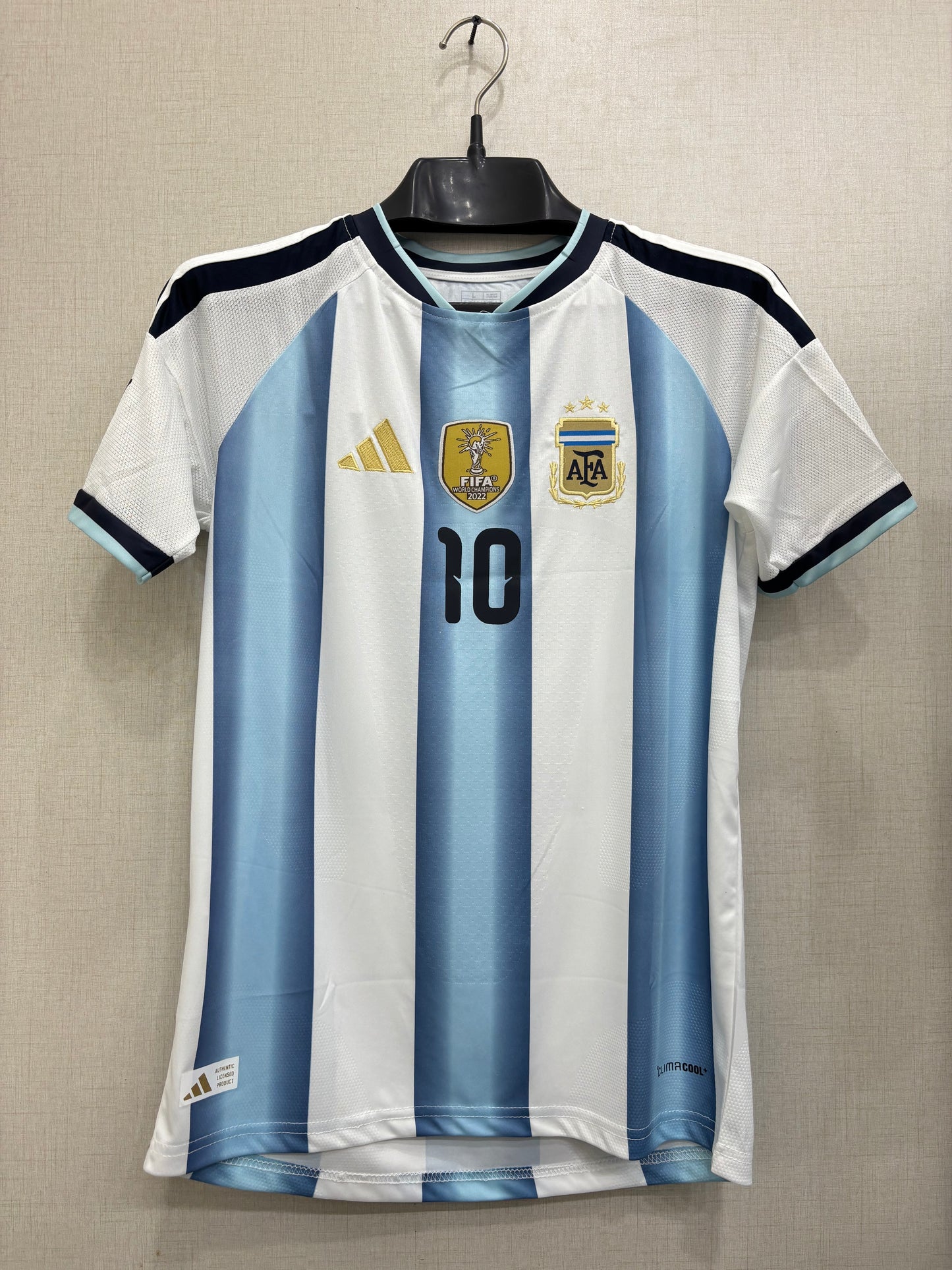 MESSI 10 ARGENTINA HOME FIFA CUP JERSEY 2026 (EMBROIDED LOGO)