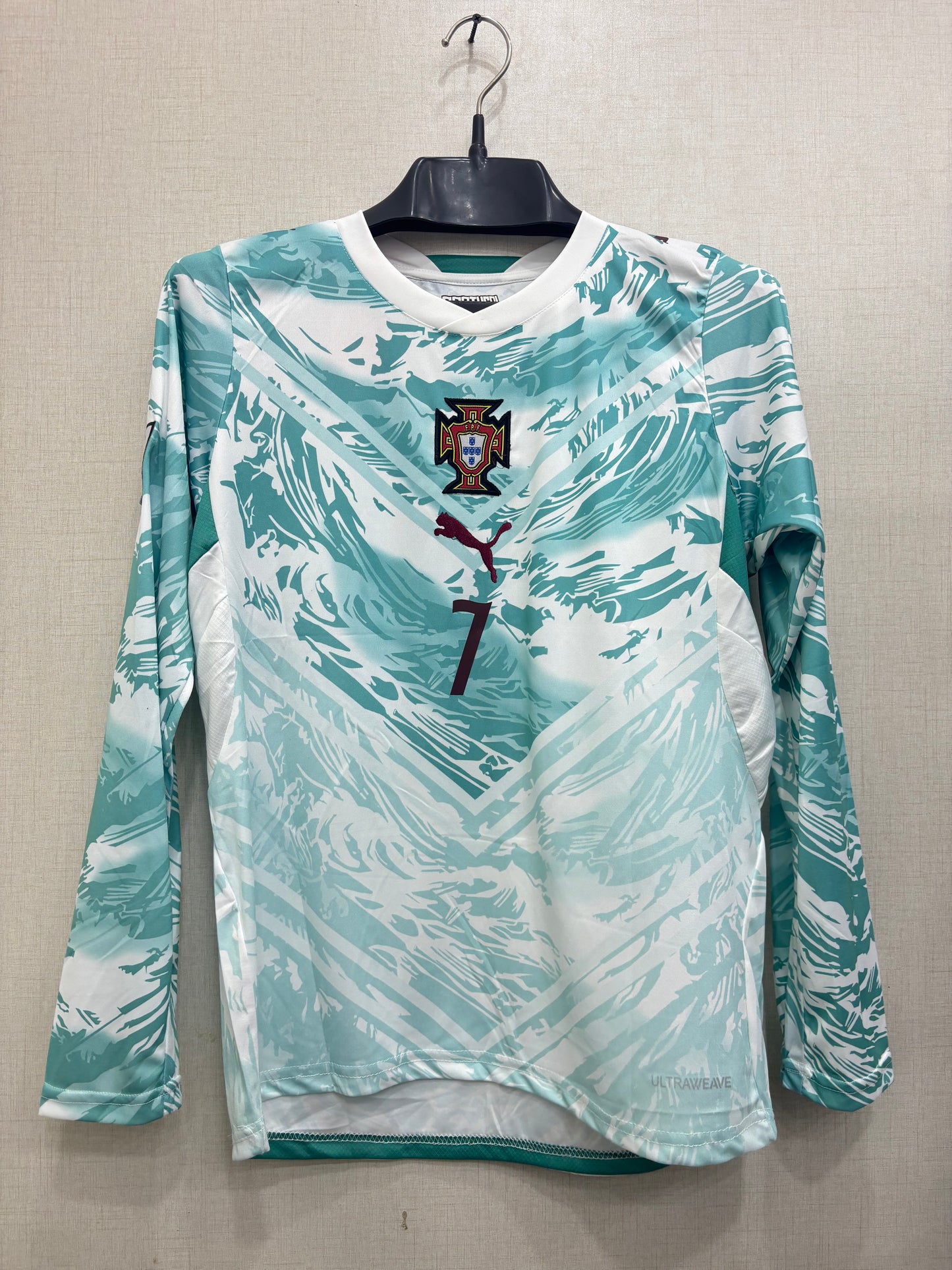 PORTUGAL AWAY FIFA CUP JERSEY (EMBROIDED LOGO)