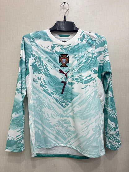 PORTUGAL AWAY FIFA CUP JERSEY (EMBROIDED LOGO)