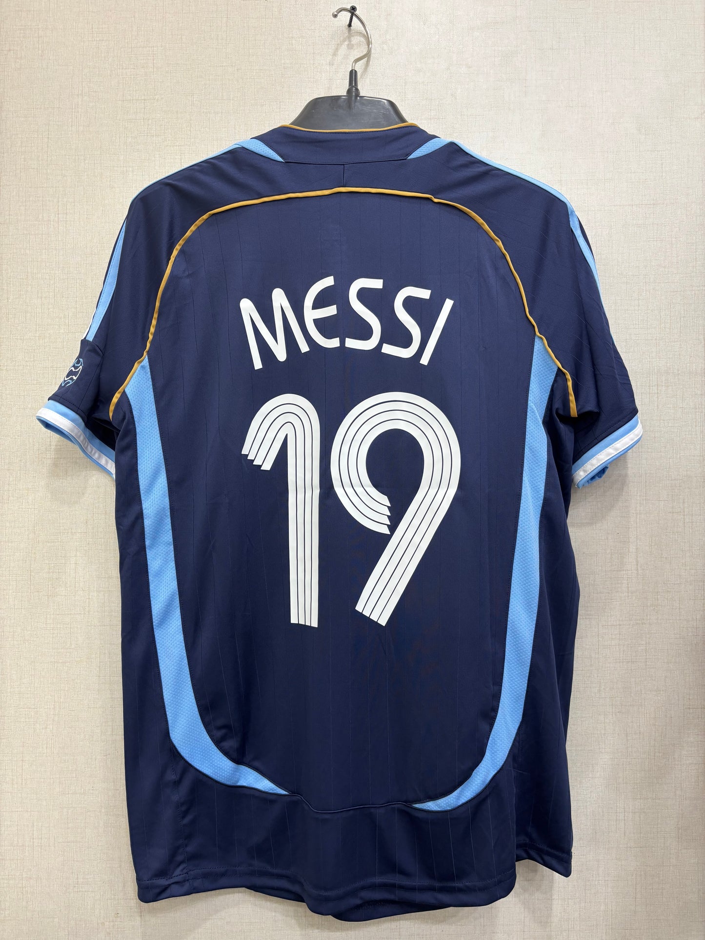 ARGENTINA AWAY MESSI 19 2006 FIFA ORIGINAL SHIRT