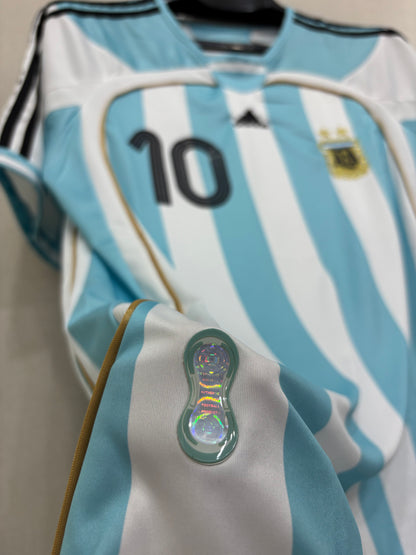 ARGENITNA HOME 2006 HOME MESSI 10 FIFA WORLD CUP ORIGINAL SHIRT
