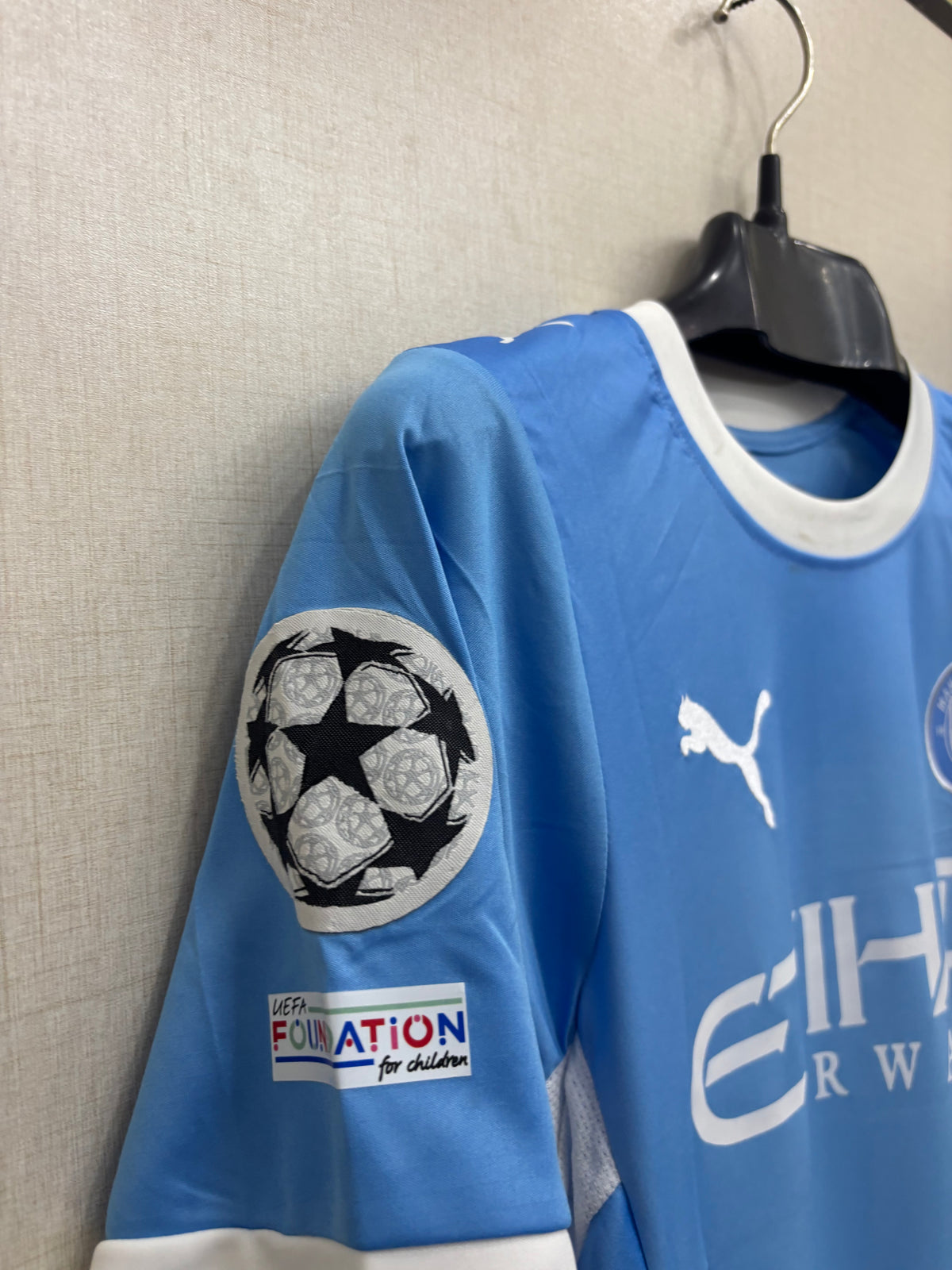 HAALAND 9 MANCHESTER CITY HOME JERSEY 26/27 (EMBROIDED LOGO)