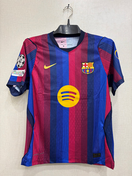 BARCELONA HOME FAN VERSION JERSEY 26/27(IMPORTED)