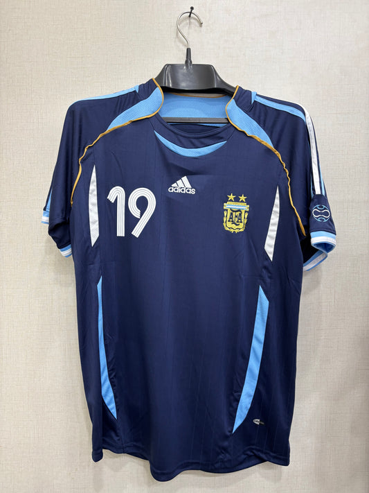 ARGENTINA AWAY MESSI 19 2006 FIFA ORIGINAL SHIRT