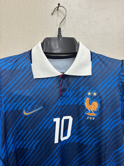 MBAPPE 10 FRANCE HOME FIFA CUP JERSEY (EMBROIDED LOGO)