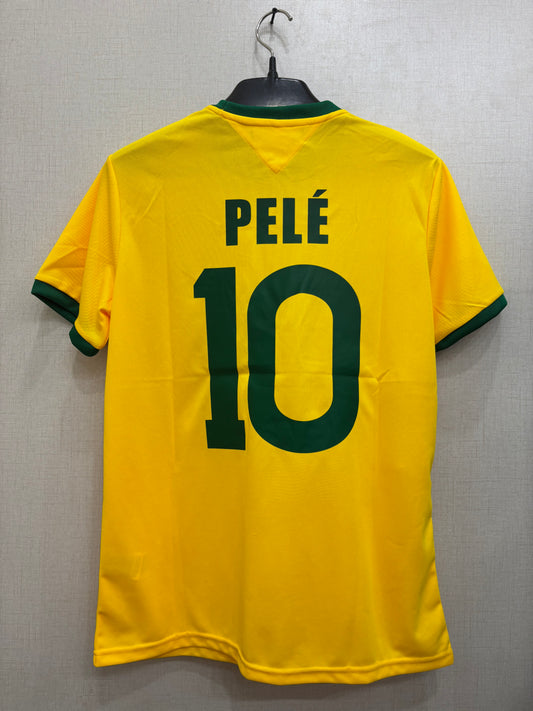 BRAZIL HOME PELE 10 FIFA WORLD CUP ORIGINAL SHIRT