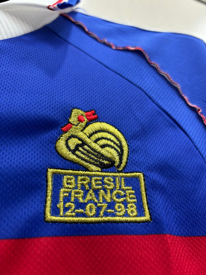 FRANCE ZIDANE 10 1998 FIFA CUP HOME ORIGINAL SHIRT