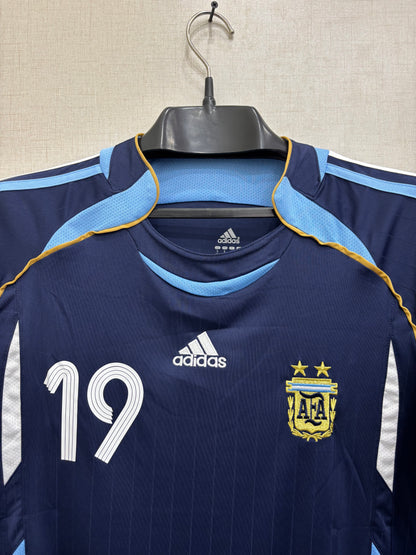 ARGENTINA AWAY MESSI 19 2006 FIFA ORIGINAL SHIRT