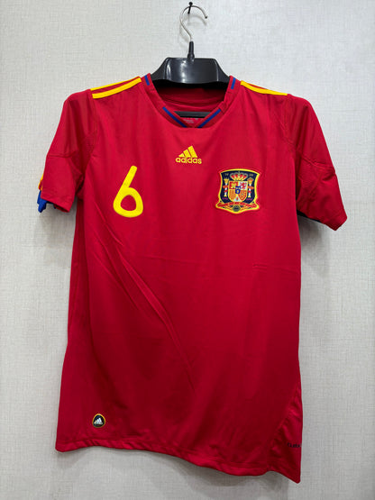 SPAIN INIESTA 6 2006 FIFA CUP ORIGINAL HOME SHIRT