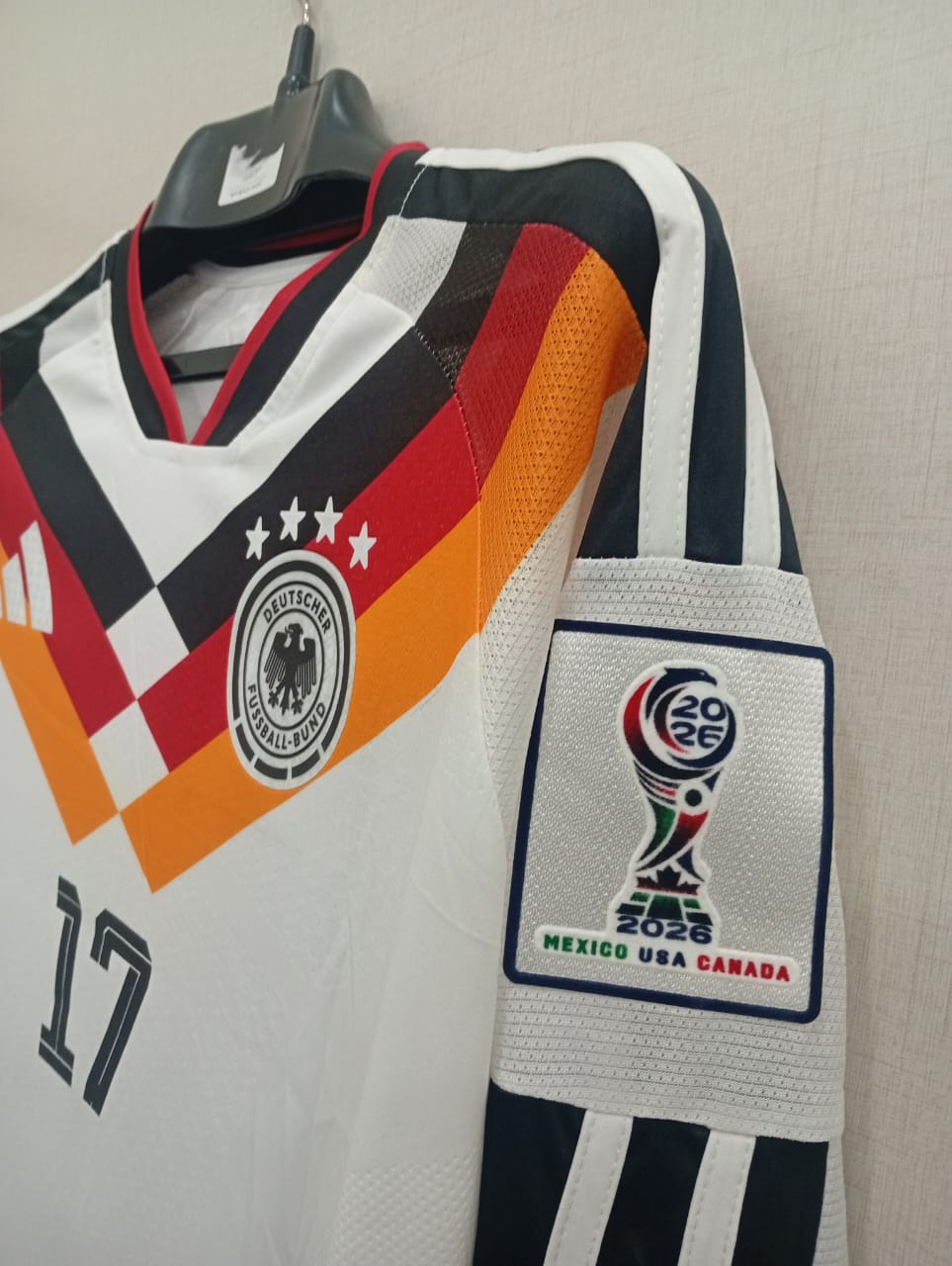 GERMANY HOME FIFA CUP FULL SLEEVE SHIRT(ORIGINAL 3D LOGO)