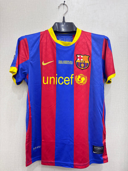 MESSI 10 Barcelona 2011 final Jersey(embroided logo)