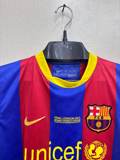 MESSI 10 Barcelona 2011 final Jersey(embroided logo)
