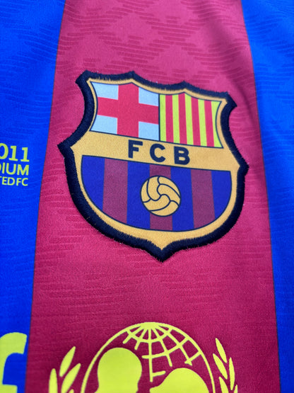 MESSI 10 Barcelona 2011 final Jersey(embroided logo)