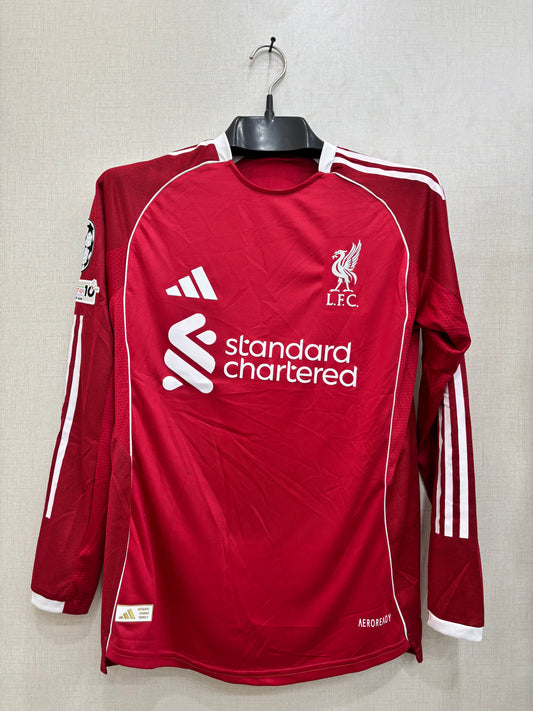Liverpool Home Full Sleeve 25/26