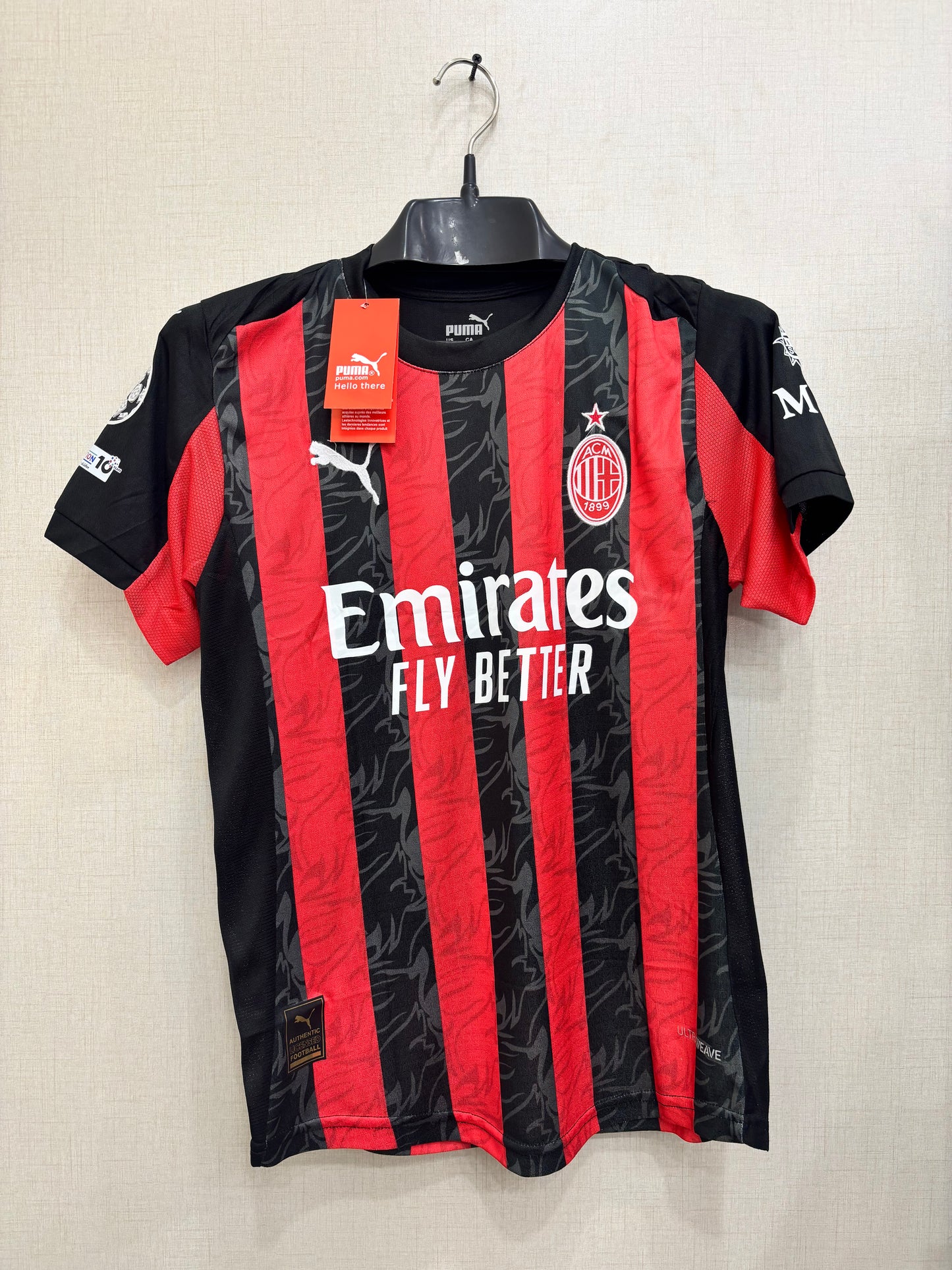 AC MILAN HOME 25/26 (EMBROIDED LOGO)