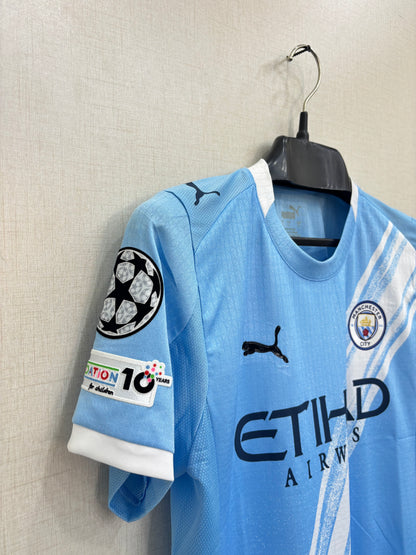 Manchester City Home Shirt25/26 (PLAYER VERSION)