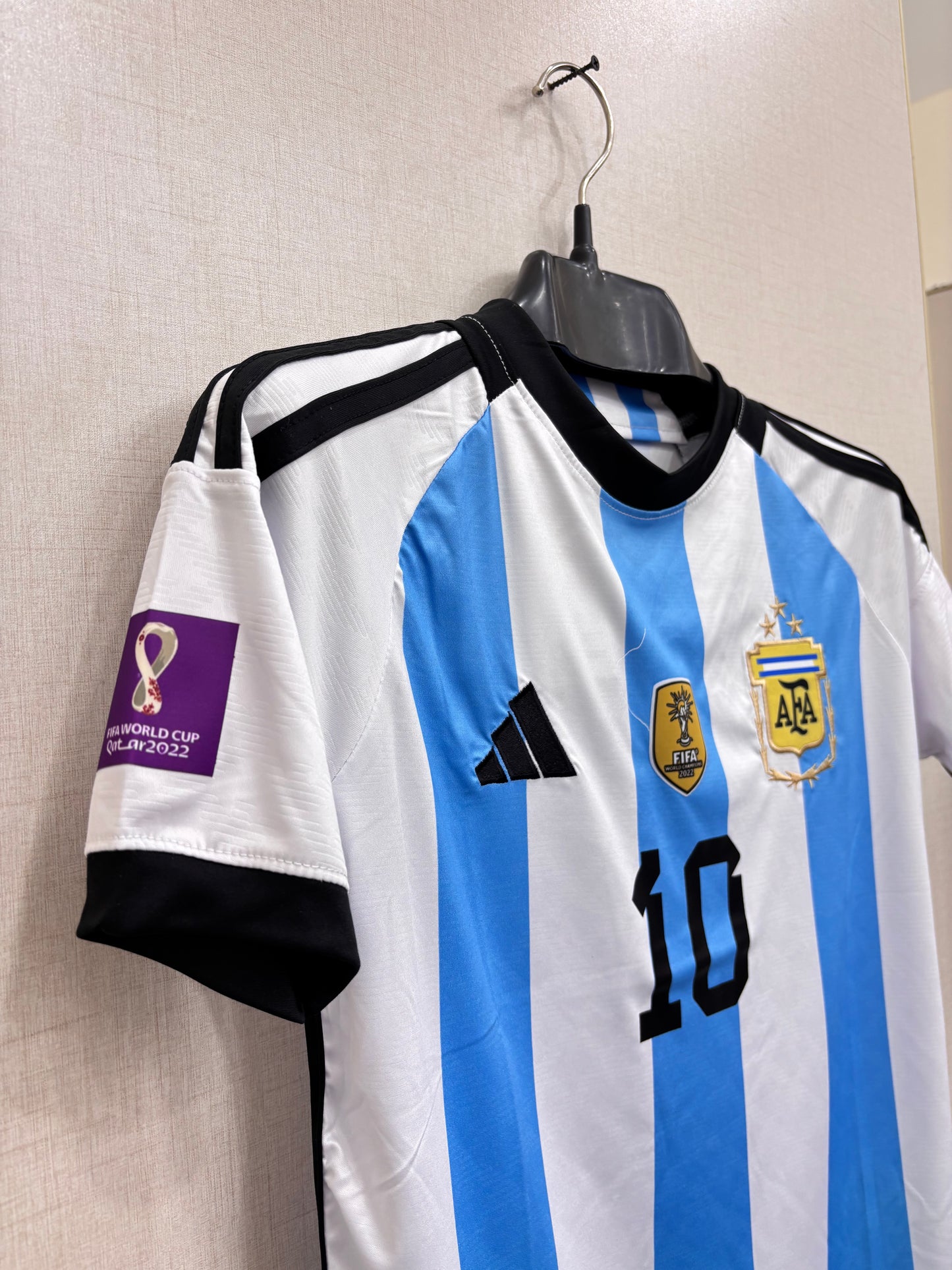 Argentina Messi #10 World Cup Winners Jersey  22/23