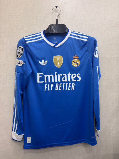 REAL MADRID THIRD SHIRT (ALL PLAYER VERSION LOGO )
