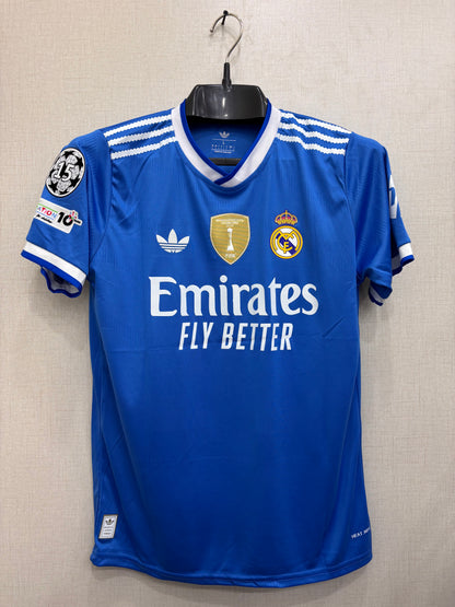 REAL MADRID THIRD SHIRT (ALL PLAYER VERSION LOGO )