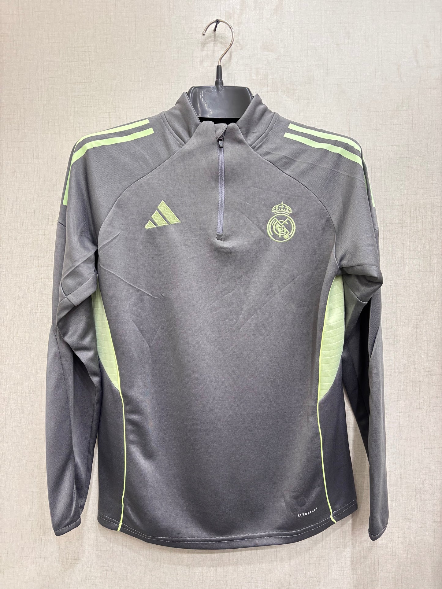 Real Madrid adidas Training Top - Grey