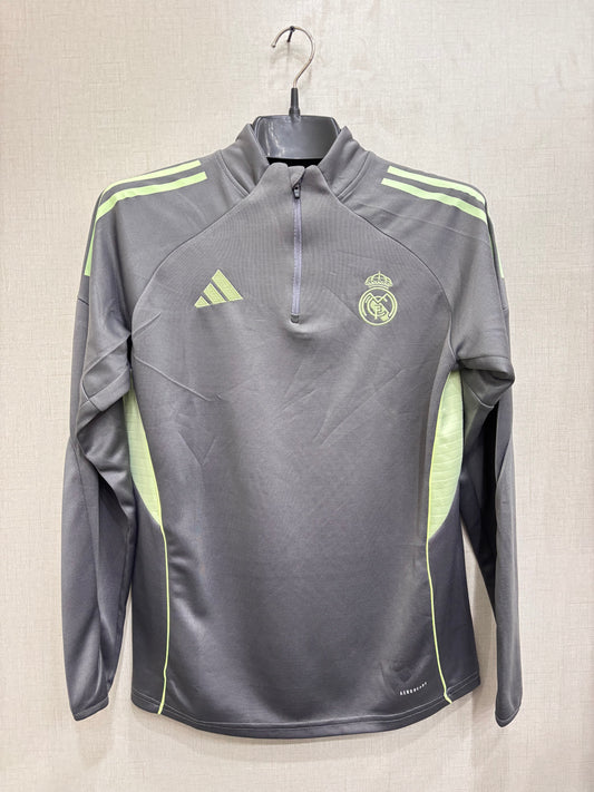 Real Madrid adidas Training Top - Grey