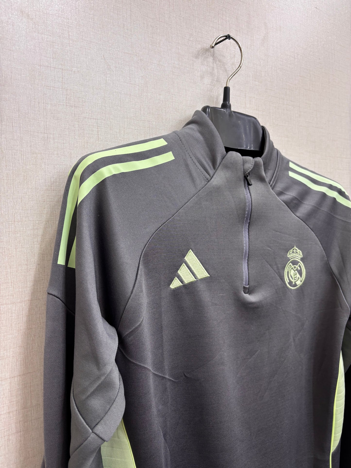 Real Madrid adidas Training Top - Grey