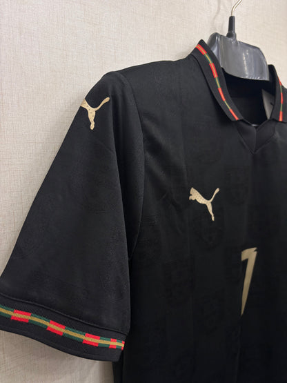 RONALDO 7 PORTUGAL BLACK SPECIAL EDITION  ORIGINAL JERSEY