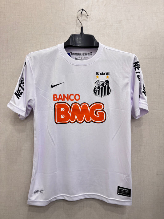 Neymar JR Santos 2012 Home shirt (EMROIDED LOGO)