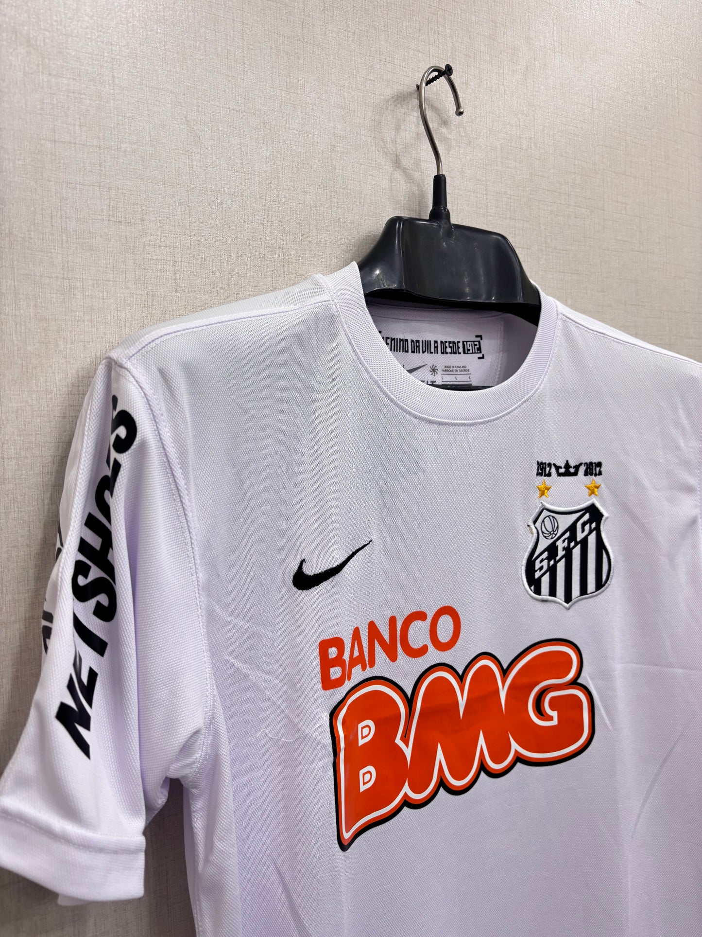 Neymar JR Santos 2012 Home shirt (EMROIDED LOGO)