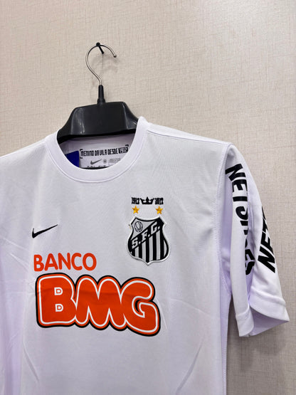 Neymar JR Santos 2012 Home shirt (EMROIDED LOGO)