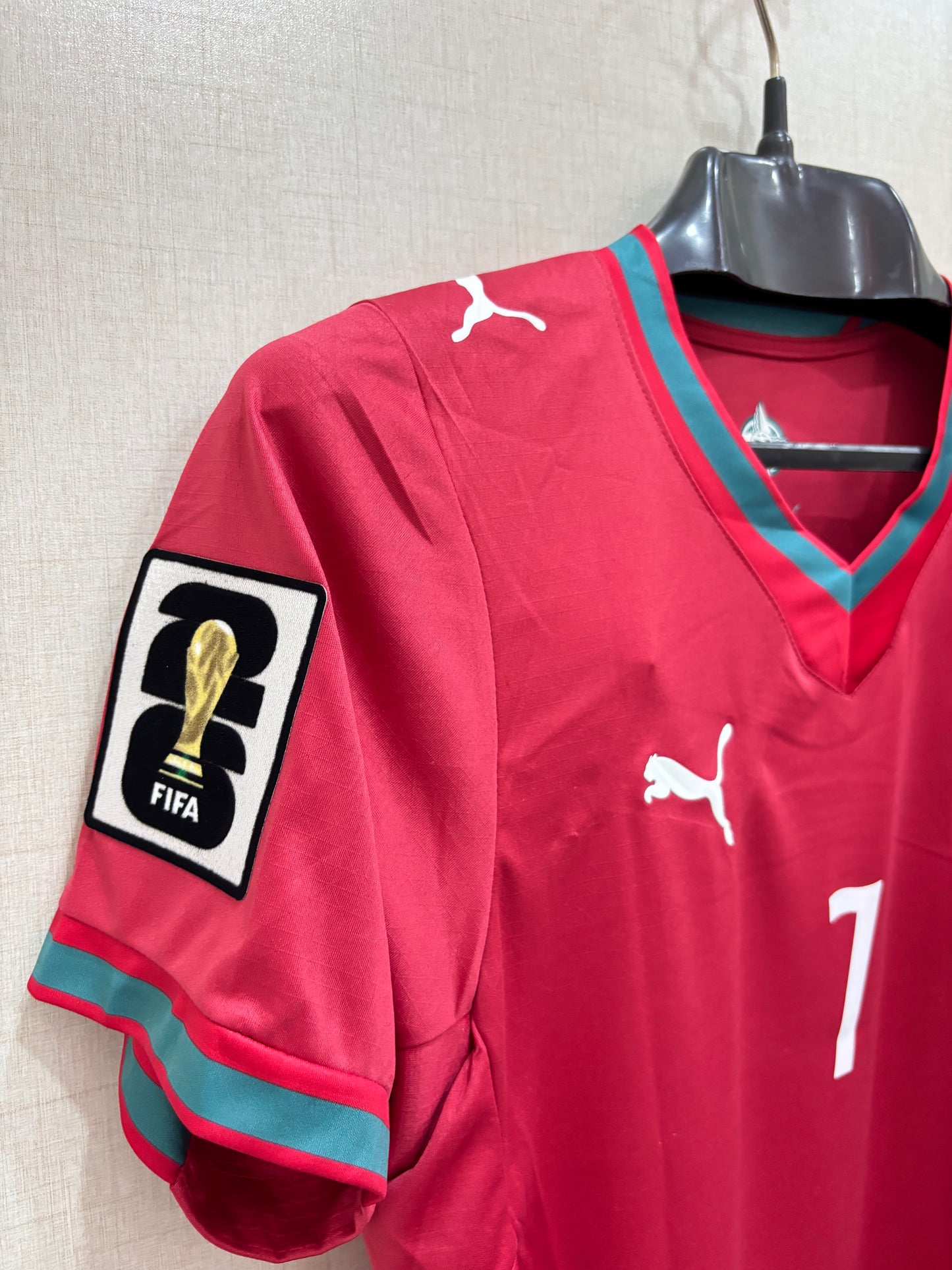Portugal Home Fifa World Cup 2026 Shirt ( TPU LOGOS)