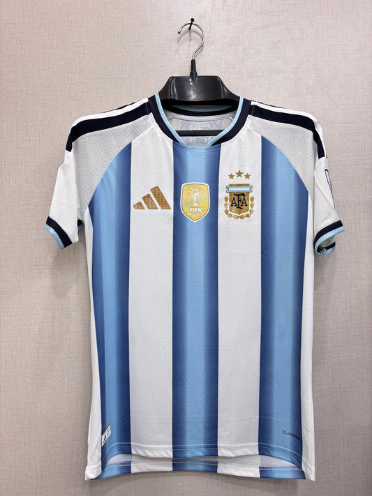ARGENTINA HOME FIFA CUP HALF SLEEVE JERSEY(ORIGINAL 3D LOGO)