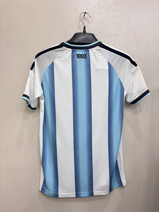 ARGENTINA HOME FIFA CUP HALF SLEEVE JERSEY(ORIGINAL 3D LOGO)