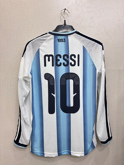 MESSI 10 ARGENTINA HOMA FIFA CUP FULL SLEEVE SHIRT(3D LOGO)