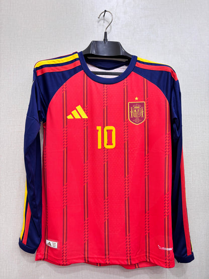SPAIN HOME FIFA CUP PLAYER VERSION LOGO JERSEY 2026
