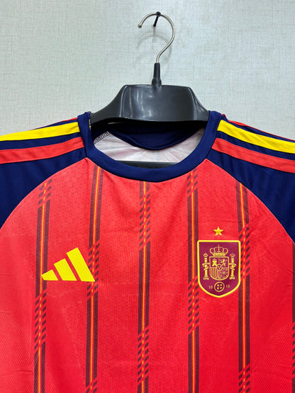 SPAIN HOME FIFA CUP PLAYER VERSION LOGO JERSEY 2026