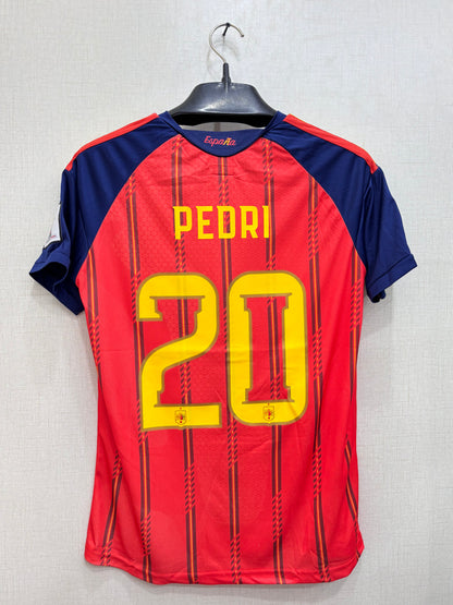 SPAIN HOME FIFA CUP PLAYER VERSION LOGO JERSEY 2026