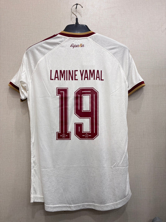 SPAIN AWAY FIFA CUP PLAYER VERSION JERSEY( TPU LOGO)